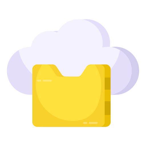 archivo en la nube icono gratis