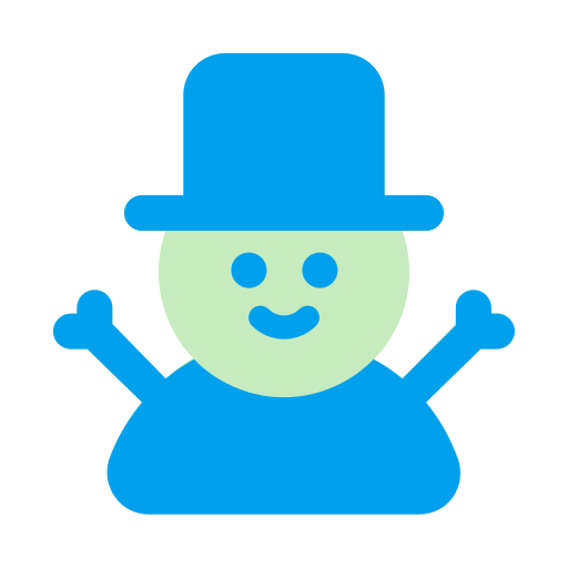 boneco de neve grátis ícone