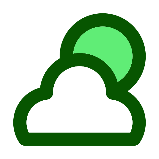 nube nocturna icono gratis