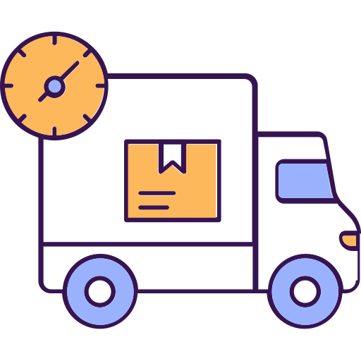 furgoneta de reparto icono gratis