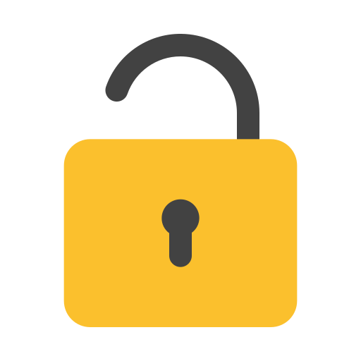 Unlock free icon