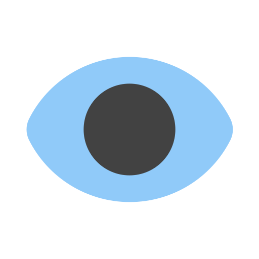 visión icono gratis