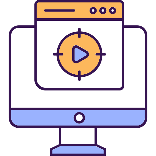 vídeo marketing icono gratis