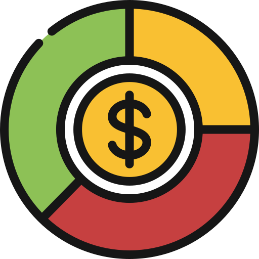 gráfico circular icono gratis