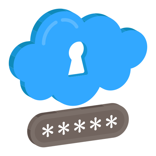 protección en la nube icono gratis