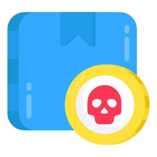 caja peligrosa icono gratis