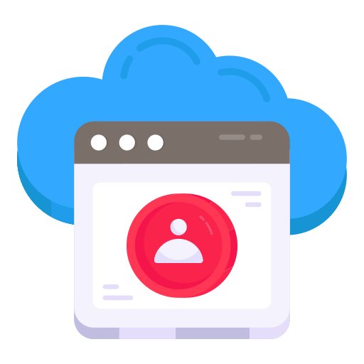computación en la nube icono gratis