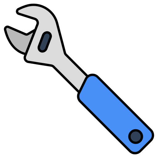 llave inglesa icono gratis