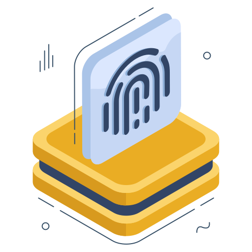 huella dactilar icono gratis