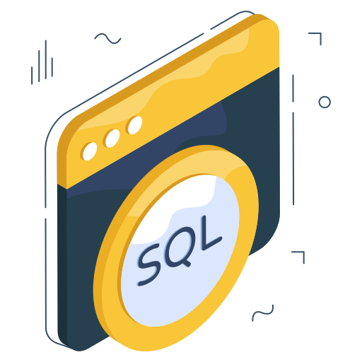 sql en línea icono gratis