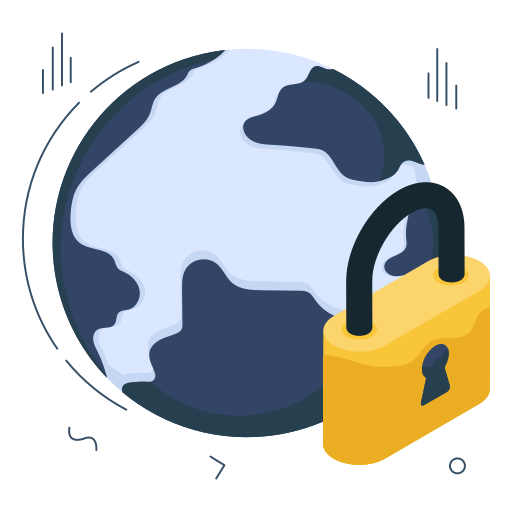Worldwide security free icon