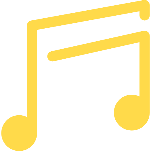 Music note Neung Flat icon