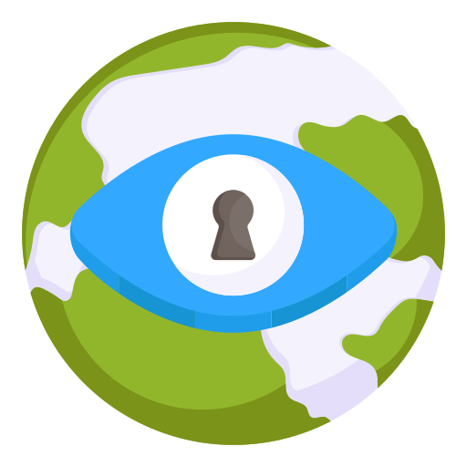 seguridad mundial icono gratis