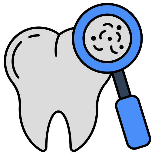 análisis dental icono gratis