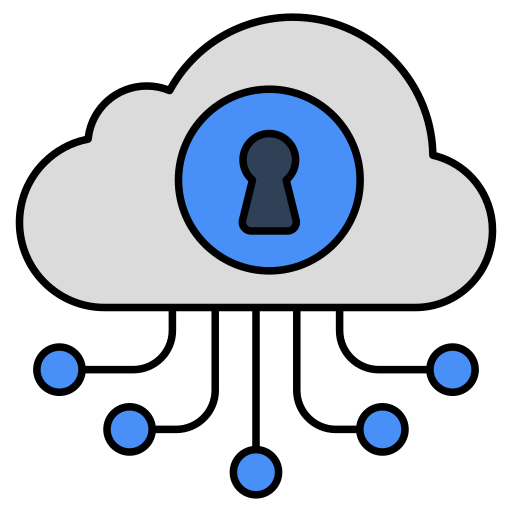 acceso a la nube icono gratis