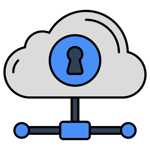 protección en la nube icono gratis