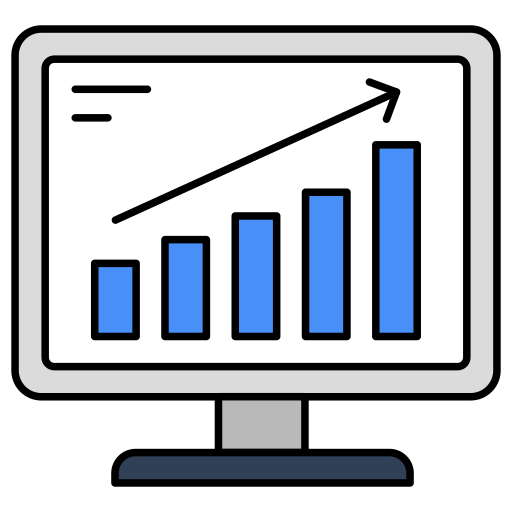 gráfico de negocios icono gratis