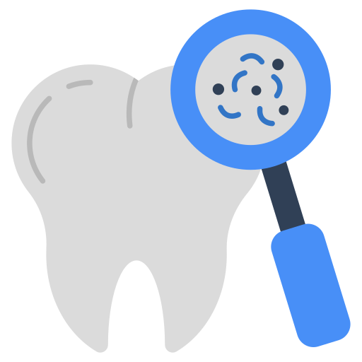 análisis dental icono gratis