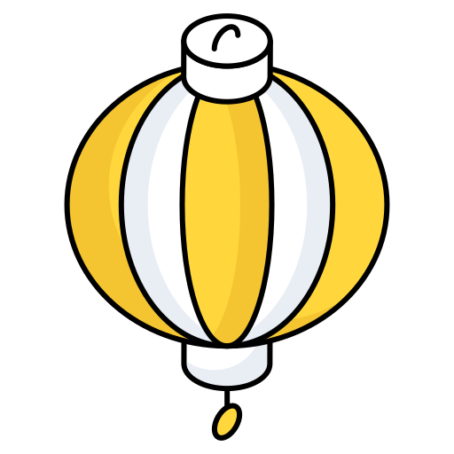 Chinese lantern free icon