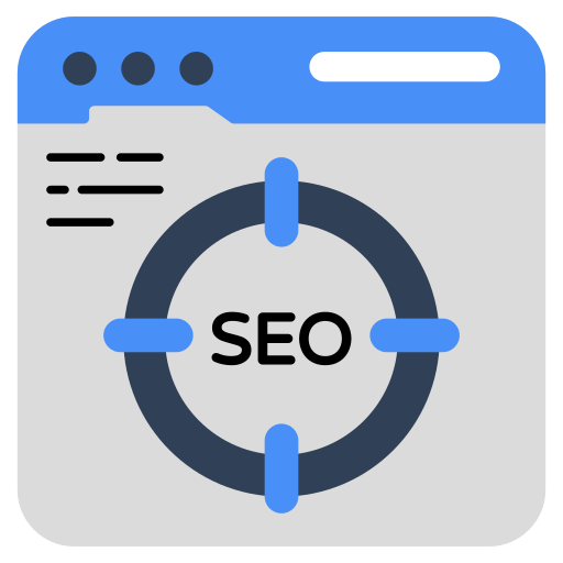 objetivo de seo icono gratis