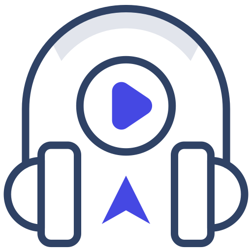 curso de audio icono gratis