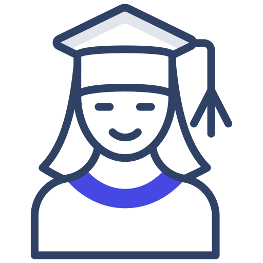 graduación icono gratis