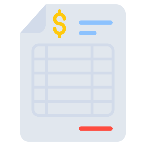 documento financeiro grátis ícone documento financeiro grátis ícone