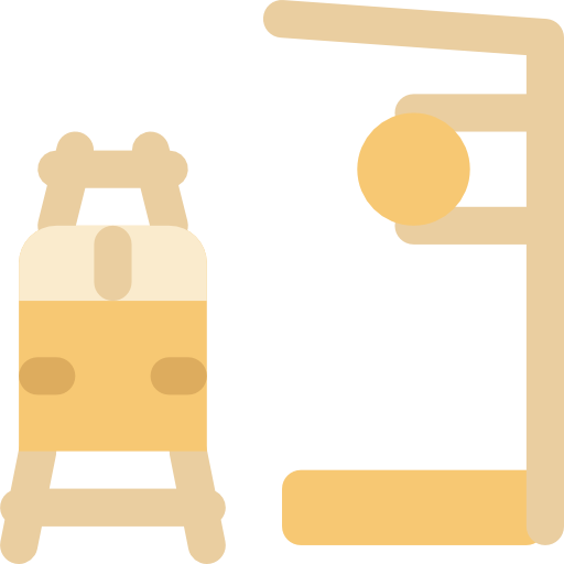 estación de tren icono gratis