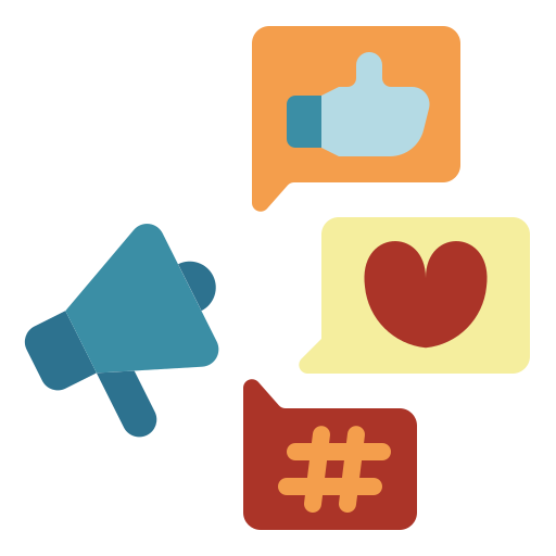 Социальные медиа бесплатно иконка