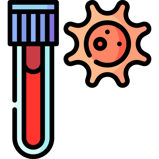 tubo de ensayo de sangre icono gratis