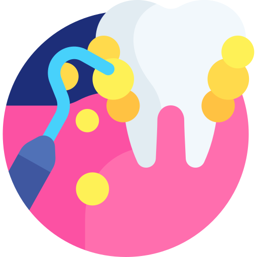 cálculo dental icono gratis