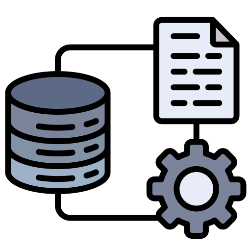 transformación de datos icono gratis