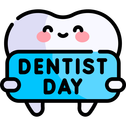 Dentist day free icon