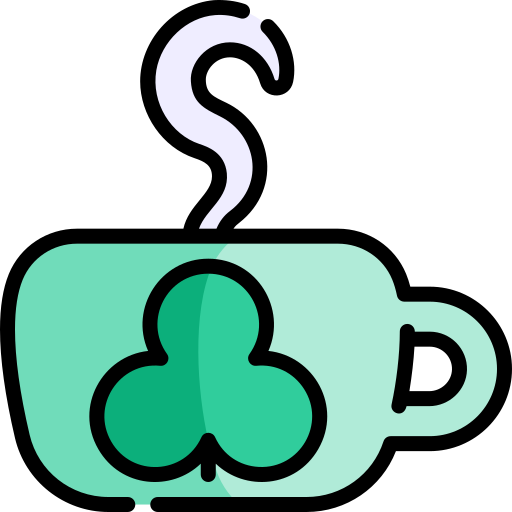 café irlandés icono gratis