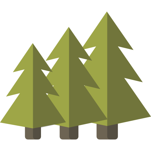 Trees Vector Market Bold Rounded icon