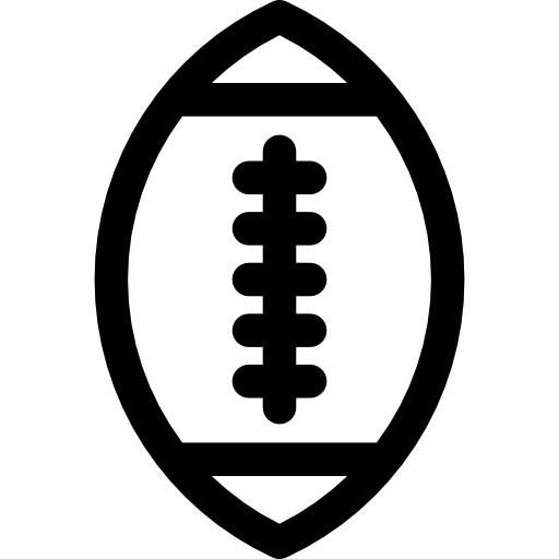 Rugby Basic Rounded Lineal icon