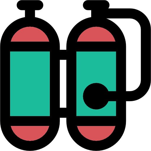 Oxygen tank free icon
