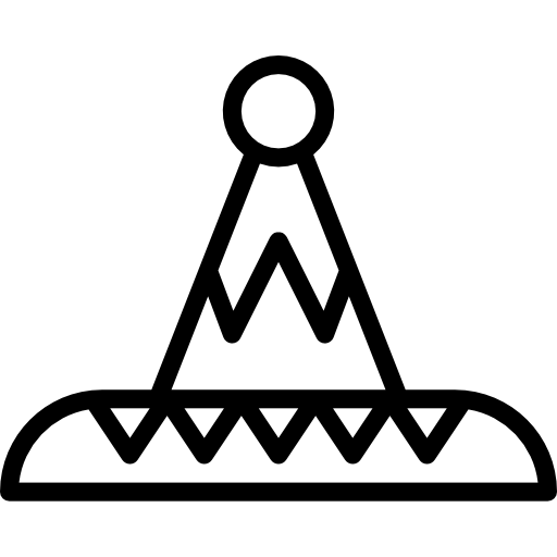 mexikanischer hut kostenlos Icon