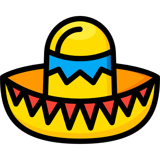 chapéu mexicano grátis ícone
