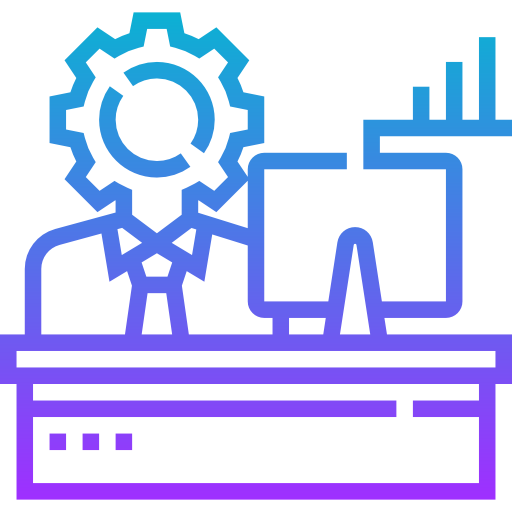 Analysis Meticulous Gradient icon