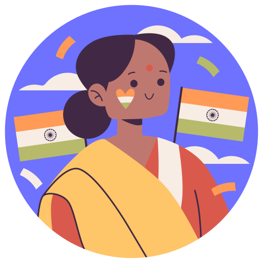 mujer india gratis sticker