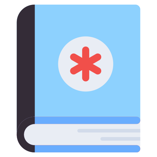 libro clínico icono gratis