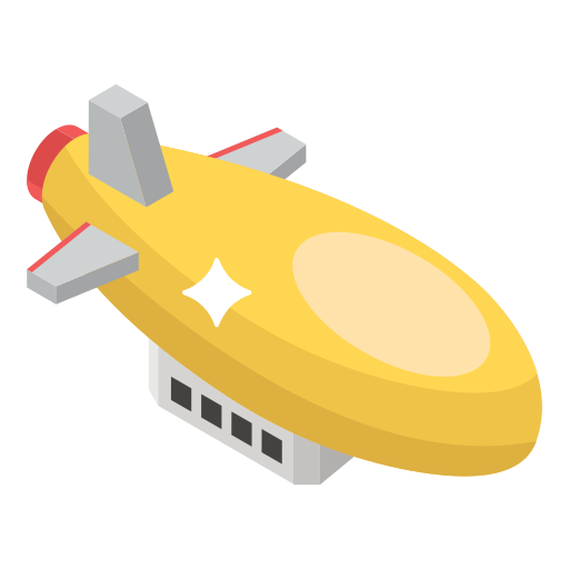 dirigible icono gratis