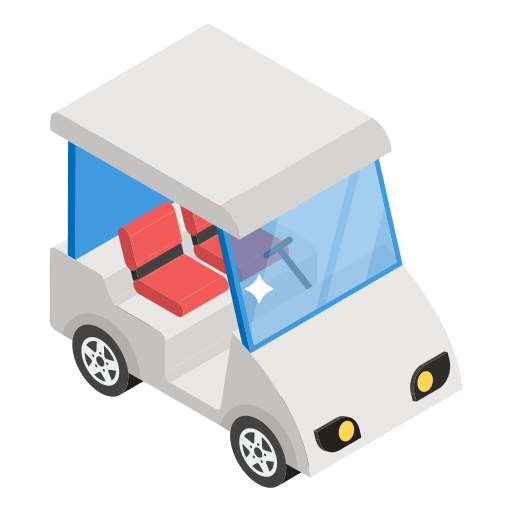 carro de golf icono gratis