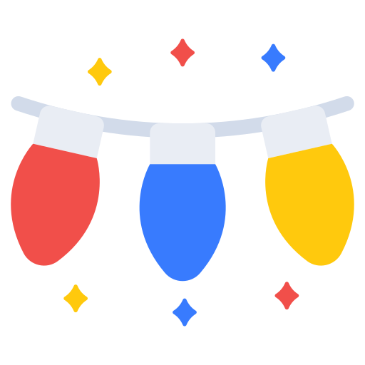 Decorative lights free icon