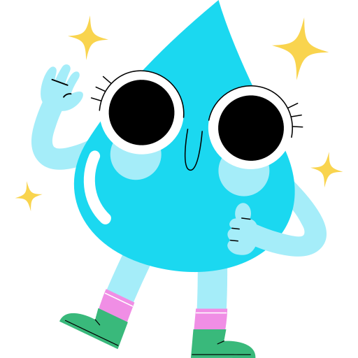 Drop free sticker Drop free sticker