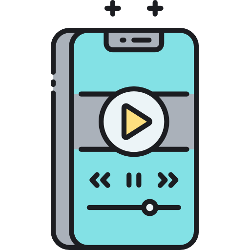 reproductor de peliculas icono gratis