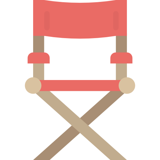 silla de director icono gratis