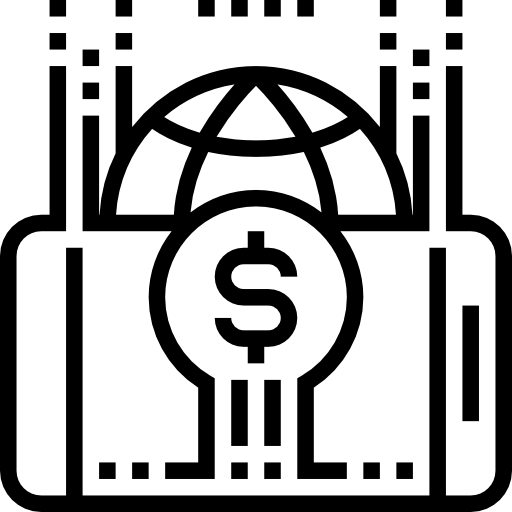 financiero icono gratis