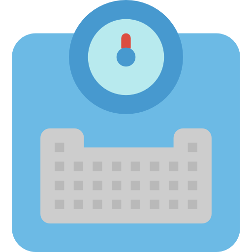 Weight scale free icon